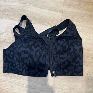 lululemon athletica Black Patterned Bra